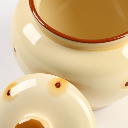 Baking pot "Russian" 0.7l / 14x14cm, caramel-2