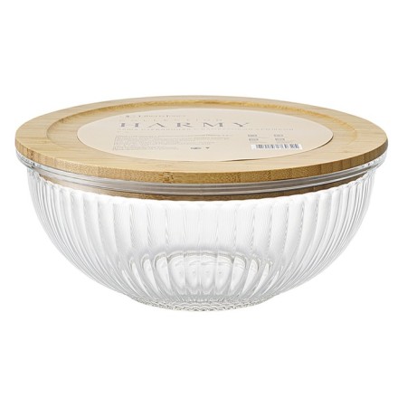 Liberty Jones Harmy, glass, bamboo cover, 2 l-9