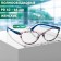 Ready glasses GA0045 (color: C1 brown print; diopter: -3.5; tint: no)