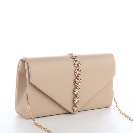 Female bag on a magnet, beige color-2