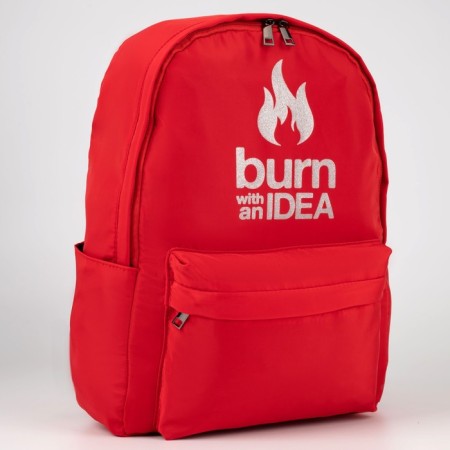 Burm with idea school backpack, red, 38 x 12 x 30 cm-5