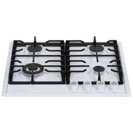 Hon surface Delvento V60V41W011, gas, 4 burners, white-1