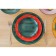 Porcelain dining Porcelain Wilmax Scratch, D = 28 cm, green color
