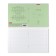 Notebook 12 sheets in a frequent slant, erichkrause "Classic", cover coated cardboard, block offlet, whiteness 100%, green