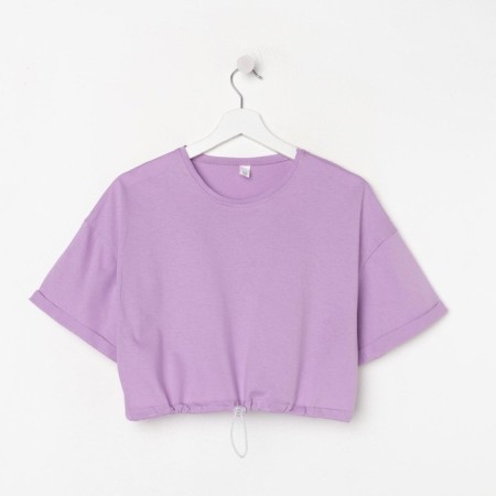 Female T -shirt, lilac color, size 48-4