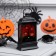 LED figure "Lantern with a witch" 6 × 13 × 4 cm, plastic, batteries AG13x3, glow warm white