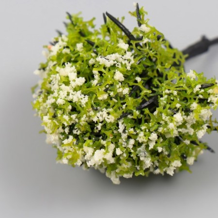 Artificial plant for creativity plastic "Blossoming apple tree" 6 cm-3