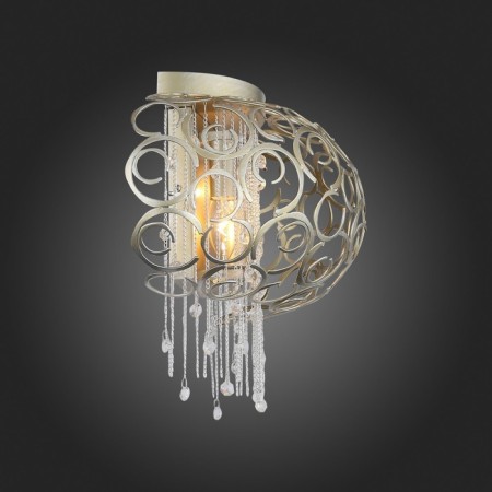 Sconces st. SL1101.201.02. Dolcima. 2x40 watts, E14, 38x32 cm, champagne color-4
