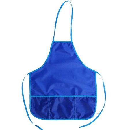 Apron for labor + sleevens, 550 x 440/250 x 160 mm, size M (height 122-158), calligrata blue-1