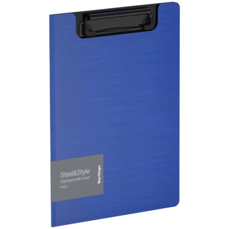 A5+ berlingo clip "Steel & Style", 1800MKM, plastic (polypho), blue