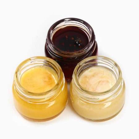 New Year! Gift set “Warm up this winter”, two creamy honey and jam with cones, 3 x 30 g-3