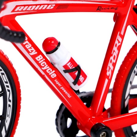 Metal bicycle "Tourist", red color-5
