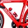 Metal bicycle "Tourist", red color