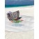 Pareo and beach rug "Flowers in a vase", d = 150 cm