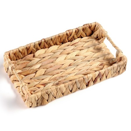 Tray "Golden Kolos", 24 x 14 x 4 cm, water hyacinth-1