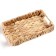 Tray "Golden Kolos", 24 x 14 x 4 cm, water hyacinth