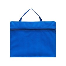 Conference folder with A4 handle, 350 x 270 x 10 mm, textile (spanbond), blue color, calligrata