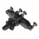Cartage phone holder to a deflector, selfless 6-9.5 cm, black