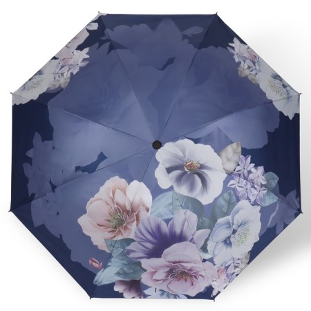 Mechanical “violets” umbrella, eonge, 4 additions, 8 knitting needles, r = 49 cm, color mix-5