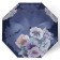 Mechanical “violets” umbrella, eonge, 4 additions, 8 knitting needles, r = 49 cm, color mix