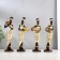 Souvenir Polystone Summary "African in a beige dress with gold" mix 14.5x4.7x3.3 cm