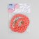 A chain for a bag, plastic, with carbines, 23 × 17 mm, 68 cm, pink/gold color