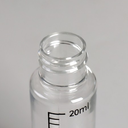 A bottle for storage, with a spray, with a division scale, 20 ml, white/transparent color-5