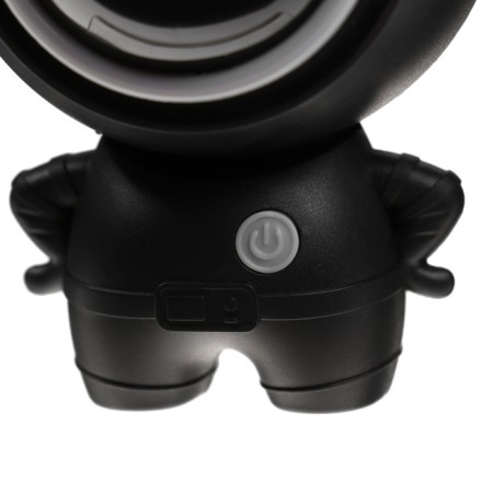 Astronaut portable fan MF040, 500 mAh, 3 modes, input Type-s, wire, black-4