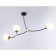 Suspended Ambrella Light, Modern, TR2568, 3HE27, Black color, bronze