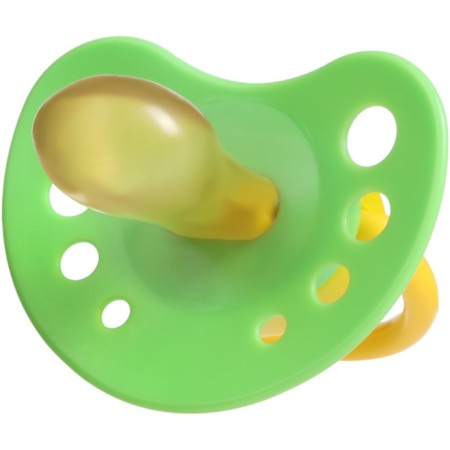 Latex anatomical nipple “Little animals”, with a cap, from 0 months., Mix color-12
