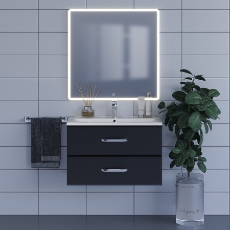 The bathroom mirror Uperwood Foster 80x80 cm, with LED backlight-1