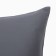 Pillowcase Ethel 50x70 cm, dark gray color, maco-satin, 114g/m2, 100% cotton
