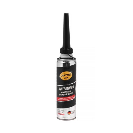 Complex additive in Astrohim Superbenzin fuel, tin bottle with a watering can, 300 ml AS-165-1