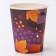 A single -single -paper glass "Funny pumpkin", 250 ml