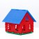 House for a hamster one -story with the base