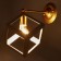 Sconces "Cub" 1HE27 40W White-gold-zoloto 22x28x30 cm