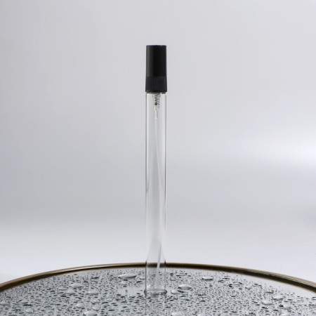 A bottle for storage, with a spray, 15 ml, packing - 5 pcs, black color-2