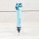 3D handle of tigernok, work with plastic PLA, USB power cable, blue