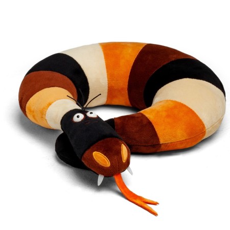 New Year! Soft toy-podushka "snake Frida", beige color, 40 cm
