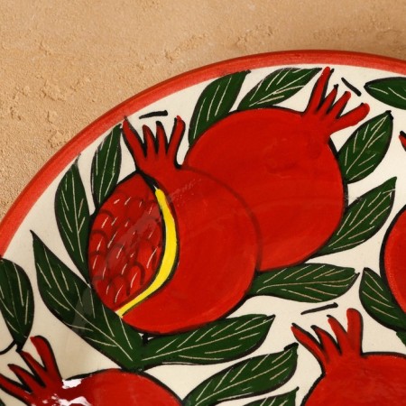 Pillage Rishtan Ceramics "Grenates", 22 cm-2