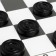 Checkers with a vinyl field 30 x 30 cm, 24 pcs, d-3 cm, h-0.9 cm, in a tube