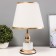 Louise table "Louise" 1x60W E27 white 25x25x41cm