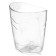 A glass for writing accessories "Vega", plastic, oval, transparent