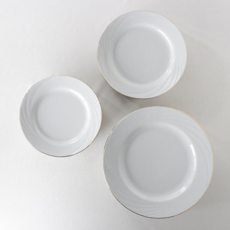 Service of the porcelain “Dove”, 18 objects: D = 17.5 cm, D = 20 cm, D = 24 cm-1