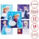 A set of notebooks 10 pieces, 12 sheets, September 1, in a ruler, covered paper cover, cold heart
