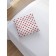 Decorative pillowcase "Drawn hearts", on a zipper, size 45x45 cm