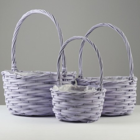 Camping, 31x16/40 cm, 25x14/35 cm, 21x12/30 cm, 3 pcs, lilac, willow