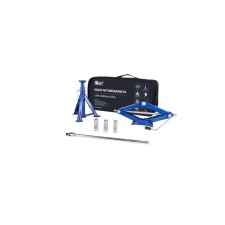 A set for replacing a wheel with a jack Kraft KT703040, 1.5 t, case 105-390 mm, 1/2 