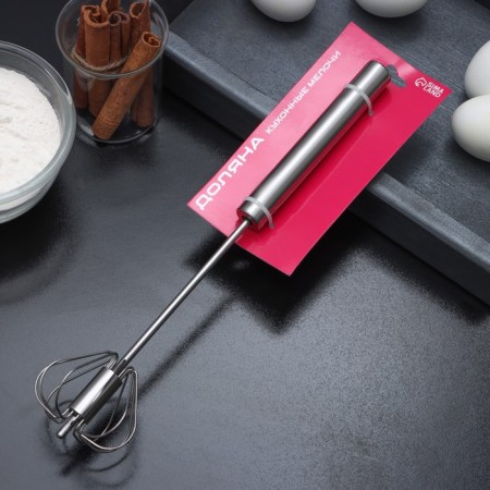 Mixer Mechanical Dolyana "Silver", 30 cm, stainless steel-3