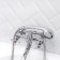 Bath mixer "RMS" SL71-143P, pour 300 mm, shower set, zinc, chromium